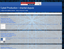 Tablet Screenshot of cybelproduction.blogspot.com