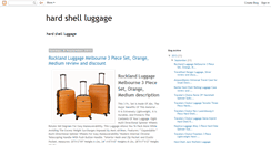 Desktop Screenshot of hardshellluggages.blogspot.com