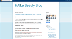 Desktop Screenshot of hallebeautyblog.blogspot.com