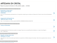 Tablet Screenshot of cgartesaniaencristal.blogspot.com