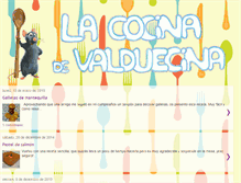 Tablet Screenshot of lacocinadevalduecina.blogspot.com