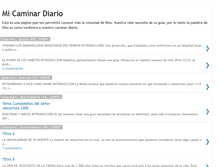 Tablet Screenshot of caminardiario.blogspot.com