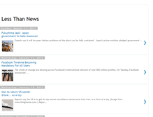 Tablet Screenshot of lessthannews.blogspot.com