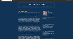 Desktop Screenshot of cunningrunt.blogspot.com