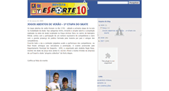 Desktop Screenshot of esporte-10.blogspot.com