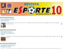 Tablet Screenshot of esporte-10.blogspot.com
