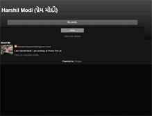Tablet Screenshot of harshilinfo.blogspot.com