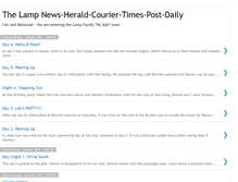 Tablet Screenshot of lampfamilydaily.blogspot.com