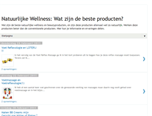 Tablet Screenshot of natuurlijkewellness.blogspot.com