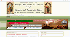 Desktop Screenshot of paroquiadesaopedroesaopaulo.blogspot.com