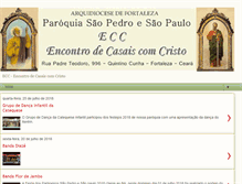 Tablet Screenshot of paroquiadesaopedroesaopaulo.blogspot.com