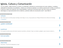 Tablet Screenshot of iglesiaculturaycomunicacion.blogspot.com
