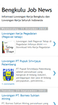 Mobile Screenshot of bengkulujobnews.blogspot.com