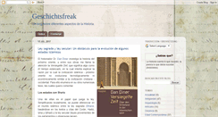 Desktop Screenshot of geschichtsfreak.blogspot.com