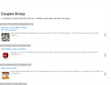 Tablet Screenshot of couponkrissy.blogspot.com