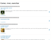 Tablet Screenshot of comerviverexercitar.blogspot.com