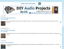 Tablet Screenshot of diyaudioprojects.blogspot.com