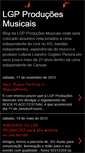 Mobile Screenshot of lgpproducoes.blogspot.com