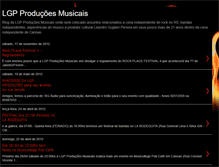 Tablet Screenshot of lgpproducoes.blogspot.com