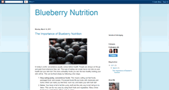 Desktop Screenshot of blueberrynutrition.blogspot.com