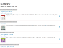 Tablet Screenshot of kidlitlove.blogspot.com