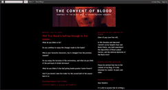 Desktop Screenshot of conventofblood.blogspot.com