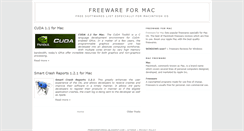 Desktop Screenshot of freewareformac.blogspot.com