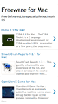 Mobile Screenshot of freewareformac.blogspot.com