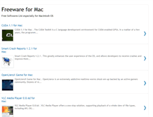 Tablet Screenshot of freewareformac.blogspot.com