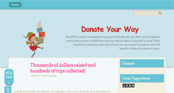 Desktop Screenshot of donateyourway.blogspot.com