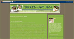 Desktop Screenshot of modern-dayjane.blogspot.com