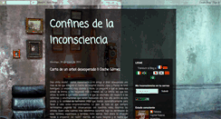 Desktop Screenshot of confinesdelainconciencia.blogspot.com