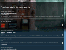 Tablet Screenshot of confinesdelainconciencia.blogspot.com