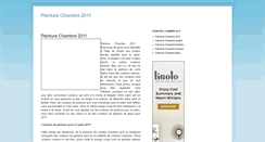 Desktop Screenshot of peinturechambre.blogspot.com