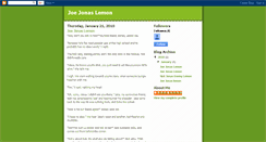 Desktop Screenshot of joejonaslemon.blogspot.com