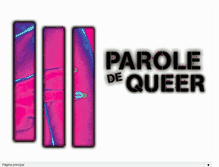 Tablet Screenshot of paroledequeer.blogspot.com