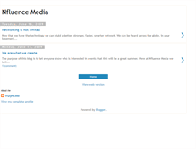 Tablet Screenshot of nfluencemedia.blogspot.com
