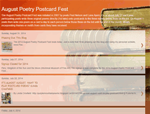 Tablet Screenshot of poetrypostcards.blogspot.com