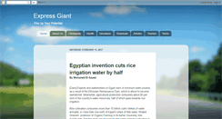 Desktop Screenshot of expressgiant.blogspot.com