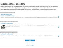 Tablet Screenshot of explosionproofencoders.blogspot.com