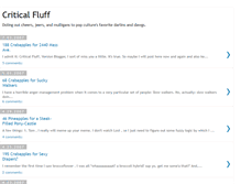 Tablet Screenshot of criticalfluff.blogspot.com