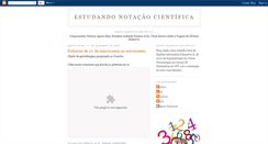 Desktop Screenshot of notacaocientifica.blogspot.com