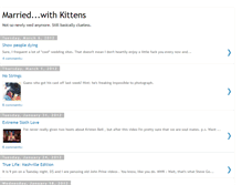 Tablet Screenshot of marriedwithkittens.blogspot.com