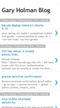 Mobile Screenshot of garyholmanblog.blogspot.com