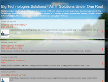Tablet Screenshot of bigtechnologiessolutions.blogspot.com