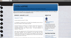 Desktop Screenshot of ccesinspire.blogspot.com