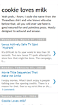 Mobile Screenshot of cookielovesmilk.blogspot.com