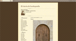 Desktop Screenshot of leodegundia.blogspot.com