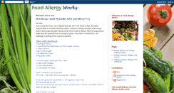 Desktop Screenshot of foodallergyworks.blogspot.com