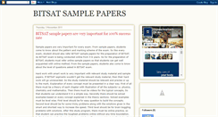 Desktop Screenshot of bitsatsamplepaper.blogspot.com